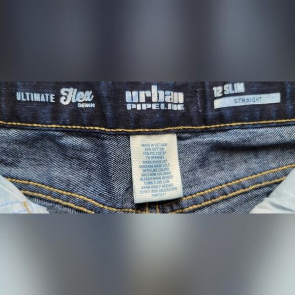 Urban Pipeline Ultimate Flex Straight Jeans with Adjustable Waist. 12Slim NWOT - Picture 5 of 6